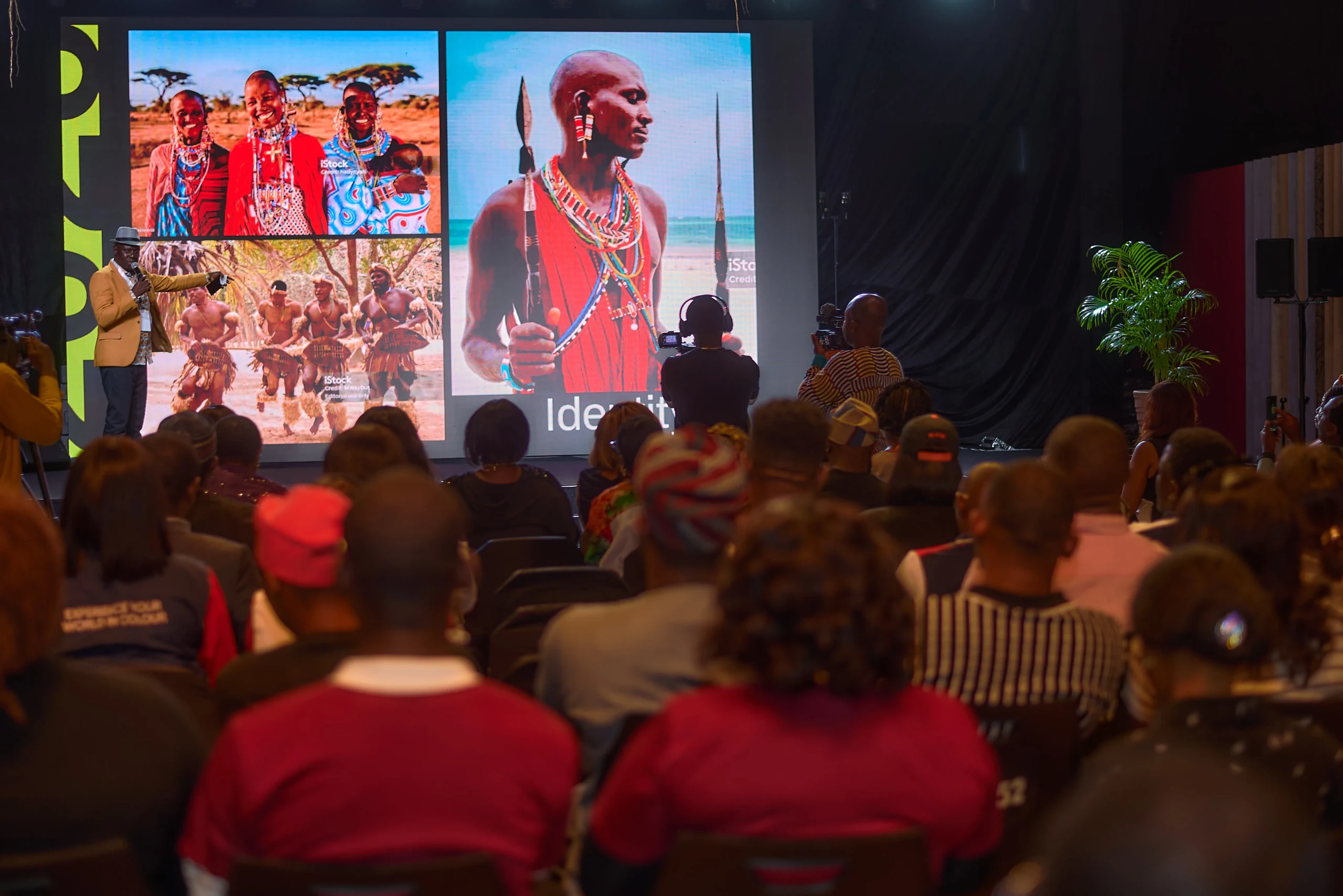 Speakers and guests on stage at Design Week Lagos